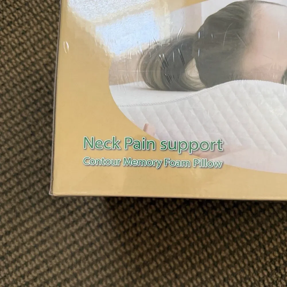 EPABO Neck Pain Support Contour Memory Foam Pillow Soft Queen, 24
